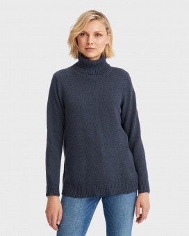 Newhouse Caroline Turtleneck Soft Navy